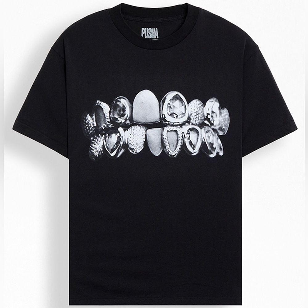 Pusha T PacSun It's Almost Dry NWOT Black T-Shirt - Picture 2 of 7